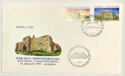 1999 FDC İpekyolu (Kervansaraylar), Ankara, 24.09.1999, PTT M.O.B.Y.D. İlk Gün Zarfı (FDC-557)