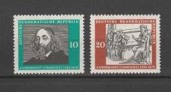 1958 DDR Comenius'un Anısına Tam Seri MNH