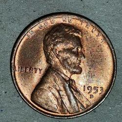 AMERİKA  1953  D    1 CENT   BUĞDAY CENTİ