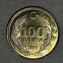 TÜRKİYE  1990    100   LİRA  ÇİL