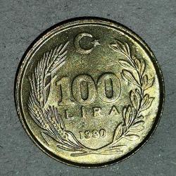 TÜRKİYE  1990    100   LİRA  ÇİL