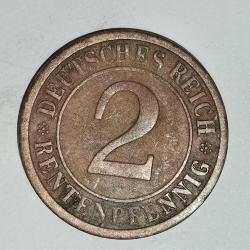 ALMANYA 1924 A   2 PFENNIG