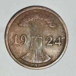 ALMANYA 1924 A   2 PFENNIG