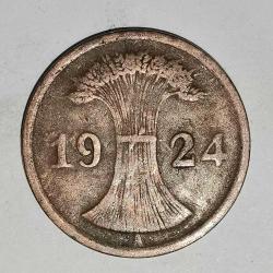 ALMANYA 1924 A   2 PFENNIG