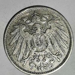 ALMANYA  1908 J     10  PFENNIG