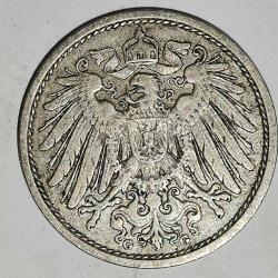 ALMANYA  1910 G      10  PFENNIG