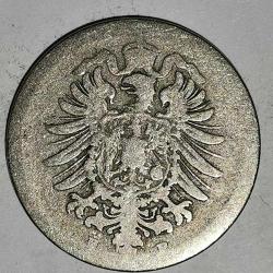 ALMANYA  1875 E      10  PFENNIG