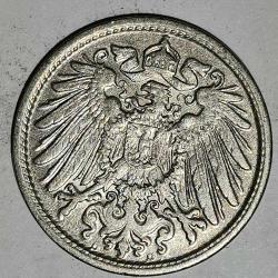ALMANYA  1912  D       10  PFENNIG