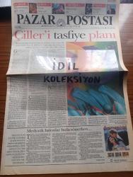 Pazar Postası Gazetesi - Turkish Newspaper - 23 Eylül 1995 - Sayı 92 - Çiller'i tasfiye planı yazan Cengiz Kuşçuoğlu - sosyalizmin geleceği toslaması yazan Canan Barlas - Fransa ne yapıyor yazan Murat Belge - KİT sendikacılığı yazan Taha Akyol - seçim öncesi koalisyon yazan İbrahim Betil - Hollanda kraliyet hava yolları Türkiye'de yeni ofisinde - LCW'ye ait ilk mağaza Şirinevlerde açıldı fotoğraf - metro market İzmir'de - diyalog sorunu yazan Aydın Ayaydın - Beymen status 10 yaşında - medyada yargısız infaz yazan Naki Özkan - Murat Karayalçın'a bin yıllık ceza - sorunlu komşular çemberi yazan Sami Kohen - BM ele talkın verir yazan Dinçer Güner - Meg Ryan aslında bizden biri fotoğraf - Atıf Yılmaz yazan Burçak Evren - Çatalhöyük'te yazılar yeniden başladı - 3M pratik yaşamın diğer adı - Yeşil kundura yönetim kurulu başkanı Mustafa Yeşil ayakkabıyı seviyorum Fotoğrafı - aldatan erkekler - CIA'de eskilerin kavgası - Alarko doğalgaz - Bulgar meclisi meteliksiz - Esat kıratlıoğlu
