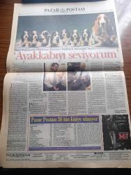 Pazar Postası Gazetesi - Turkish Newspaper - 23 Eylül 1995 - Sayı 92 - Çiller'i tasfiye planı yazan Cengiz Kuşçuoğlu - sosyalizmin geleceği toslaması yazan Canan Barlas - Fransa ne yapıyor yazan Murat Belge - KİT sendikacılığı yazan Taha Akyol - seçim öncesi koalisyon yazan İbrahim Betil - Hollanda kraliyet hava yolları Türkiye'de yeni ofisinde - LCW'ye ait ilk mağaza Şirinevlerde açıldı fotoğraf - metro market İzmir'de - diyalog sorunu yazan Aydın Ayaydın - Beymen status 10 yaşında - medyada yargısız infaz yazan Naki Özkan - Murat Karayalçın'a bin yıllık ceza - sorunlu komşular çemberi yazan Sami Kohen - BM ele talkın verir yazan Dinçer Güner - Meg Ryan aslında bizden biri fotoğraf - Atıf Yılmaz yazan Burçak Evren - Çatalhöyük'te yazılar yeniden başladı - 3M pratik yaşamın diğer adı - Yeşil kundura yönetim kurulu başkanı Mustafa Yeşil ayakkabıyı seviyorum Fotoğrafı - aldatan erkekler - CIA'de eskilerin kavgası - Alarko doğalgaz - Bulgar meclisi meteliksiz - Esat kıratlıoğlu
