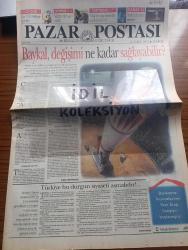 Pazar Postası Gazetesi - Turkish Newspaper - 16 Eylül 1995 - Sayı 91 - Deniz Baykal değişimi ne kadar sağlayabilir yazan Mete Belovacıklı - süper mücadele yazan Canan Barlas - Bir polis baskını daha yazan Murat Belge - ekonomi kalkınma ve sermaye birikimi 1 yazan Ömer Servet - Profesör Halil İnalcık'ın mektubu Yazan Taha Akyol - Muzır tişörtler ne kadar muzır yazan Emre Aköz - manken Merve İldeniz'in renk armonisi Söğüt Harmony fotoğraf - Yapı Kredi'den Harlem dans tiyatrosu - Doğuş Otomotiv'den satranca destek - CHP'nin üç dönemi ve Deniz Baykal Yazan Cahit Tanyol - Türkiye'nin sosyal demokratları sosyal Demokrat mı yazan Naki Özkan - şahane israf müsabaka sporları yazan Mehmet Ali Kılıçbay - DYP'den YDH'ya geçen Ankara milletvekili Tınaz Titiz - mezar olan yer yurttur yazan Dinçer Güner -  Ressam Güzhan Müstecaplıoğlu'nun otuz iki yıllık dünya serüvenini tasvir eden mozaikler Fotoğrafı - Korsika sorunu 2 yazan Doğu Ergil - demokratik Cumhuriyet programı  üyesi Tarhan Erdem röportaj
