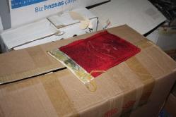 DEPODAN KOLLEKSİYON VİNTAGE KOLEKSİYONLUK ASKER GÖĞÜS BAYRAĞI ARKASI TUĞRA MÜHÜRLÜ