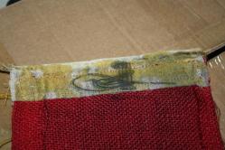 DEPODAN KOLLEKSİYON VİNTAGE KOLEKSİYONLUK ASKER GÖĞÜS BAYRAĞI ARKASI TUĞRA MÜHÜRLÜ