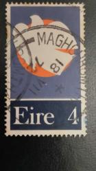 1972 YILI İRLANDA ŞEHİT VATANSEVERLER DAMGALI  ŞARNİYERSİZ