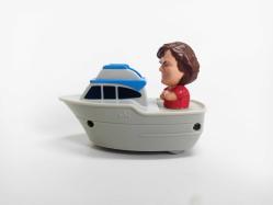 Gulliverin Gezileri Gemi Tekne Jack Black Figür Oyuncak Burger King 2010