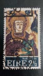 1972 YILI İRLANDA NOEL GÖBEK  DAMGALI  ŞARNİYERSİZ