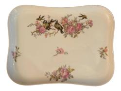 Fransız Limoges Porselen Sunum Tabağı 22x17 cm ölçülerinde