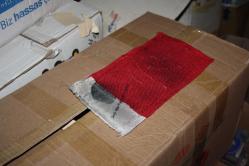 DEPODAN KOLLEKSİYON VİNTAGE KOLEKSİYONLUK ASKER GÖĞÜS BAYRAĞI ARKASI TUĞRA MÜHÜRLÜ