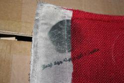 DEPODAN KOLLEKSİYON VİNTAGE KOLEKSİYONLUK ASKER GÖĞÜS BAYRAĞI ARKASI TUĞRA MÜHÜRLÜ