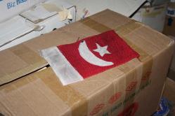 DEPODAN KOLLEKSİYON VİNTAGE KOLEKSİYONLUK ASKER GÖĞÜS BAYRAĞI ARKASI TUĞRA MÜHÜRLÜ