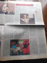 Pazar Postası Gazetesi - Turkish Newspaper - 10 Şubat 1996 - Sayı 112 - siyasette zor günler yazan Cengiz Kuşçuoğlu - Arkaik toplum ilkeleri ile modern toplum arayışı yazan Canan Barlas - biraz sosyoloji yazan Murat Belge - Adalet kimin işi yazan Mehmet Ali Kılıçbay - enflasyon tehdidi yazan Aydın Ayaydın - Refah Partisi ve iktidar sorunu yazan Taha Akyol - şiddet dalkavukluğu ya da terörizm haberciliği yazan Doğu Ergil - Avrupa'da Top 10 Albüm - İpana'dan süt dişlerine özel macun ve fırça - milletlerin yeni zenginliği insan yazan Şeref Oğuz - Cimri Brad Pitt - Demirel tarafsız mı yazan Cengiz Kuşçuoğlu ve Mete Belovacıklı - Ali Bulaç ve BBP - Refah Partisinin iftarı - İtalya'da bizim gibi yazan Sami Kohen - İran'a kadın cumhurbaşkanı - Irak'ta soğuk soykırım yazan Dinçer Güner - Sefiller yazan Ahmet Mithat - uluslararası 4. Boyut çevre belgeseli - CIA raporu ve halkın tüketim kalıbı - 1995 Venedik Film festivali altın Aslan ödülünü alan Cyclo vizyona giriyor - Sherazam Mazari Citibank