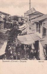 manzara eski foto kart smyrne izmir