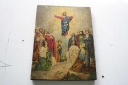 HZ  İSA  AHŞAP İKONA DETAYLAR RESIMLERDE (BÜYÜK RAF 1