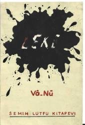 Sulu Boya Vâ-Nü Leke Kitabı Kapak Tasarımı 1933 (15 x 22.5cm)