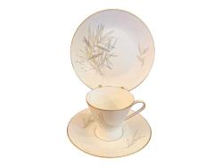 rosenthal trio çay kahve finvanı - fincan tabağı ve pasta tabağı
