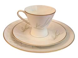 rosenthal trio çay kahve finvanı - fincan tabağı ve pasta tabağı