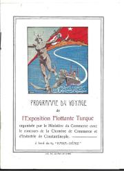 Programme Du Voyage Karadeniz Gemisi Seyyar Sergi Talimatnamesi ve Programı Namık İsmail Çizim Kapaklı 1926