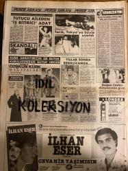 HAFTANIN SESİ GAZETESİ - DOĞUM GÜNÜ HEDİYESİ (TURKİSH - NEWSPAPER) - 25 EYLÜL 1987 - SAYI : 39 - TAM TAKIM 12 SAYFADIR -Lokman Kondakçı-Melina Mercouri-Hülya Koçyiğit-Kadir İnanır-Niyazi Daymaz-Bülent Ersoy-Ahu Tuğba-Hülya Avşar-Cüneyt Canver-Küçük Emrah-Dursun Karadağ-Ajda Pekkan-Ali Bars-Miray Göksu-Namık Kemal Şentürk-Mesut Yılmaz-Berna Yılmaz-Haluk Çetiner-Brigitte Aksoy-Nükhet Duru-Havva Kopan-Daniel Passarella-Metin Sarp-İlhan Eser-Tarık Akan-Murat Özal-Korkut Özal-Doğan Canku-Selami Şahin-Bülent Ersoy-İpek Erdem-Uğur Onur Irhan-Kenan Kalav-Nazan Saatçi-Tunca Toskay-İbrahim Tatlıses-Cenk Koray-Mehmet Miras-Cem Karaca-Serap Mutlu-Vijdan Arıkan-Kamil Gök-Nejat Alp-Sami Başaran-Merih Akan-Ferhan Şensoy-Ahmet Özhan-Semra Bulut-Fevzi Kızıltaşoğlu-Mustafa Budan