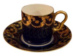 Fransız Limoges Türk Kahvesi Fincanı