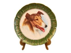 Fransız Limoges porselen duvar tabağı - 19 cm çapında