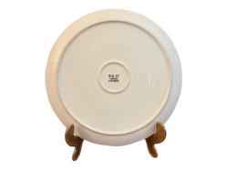 Fransız Limoges porselen duvar tabağı - 19 cm çapında