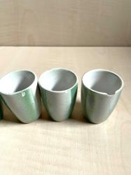 4 ADET SÜMERBANK LİKÖR BARDAĞI SHOT BARDAK HASARLI