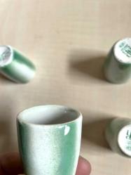 4 ADET SÜMERBANK LİKÖR BARDAĞI SHOT BARDAK HASARLI