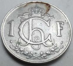 LOT.6 » Lüksemburg 1952 1 Frank Büyük Düşes Charlotte Portreli Cupro-Nikel