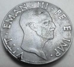 İtalya 1941 50 Centesimi Kral III. Vittorio Emanuele Kartal Figürlü