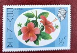 Karayip Denizi Dominica Adası _ damgasız pul