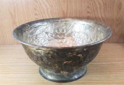 ViNTaGe GÜMÜŞ KAPLAMA DeKoRaTiF DERİN TABAK....