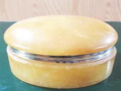 ViNTaGe ALABASTER-KAYMAK TAŞI DeKoRaTiF KUTU...