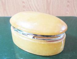 ViNTaGe ALABASTER-KAYMAK TAŞI DeKoRaTiF KUTU...