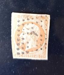 LOT.7 » Fransa 1853 Napoleon lll 40 cent _ Midilli Adası Levant kullanımlı _ damgalı