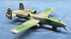 Matchbox Macau A-10 FAIRCHILD THUNDERBOLT Metal/Plastik Model Uçak, Kanopi Eksik Haliyle