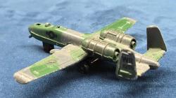 Matchbox Macau A-10 FAIRCHILD THUNDERBOLT Metal/Plastik Model Uçak, Kanopi Eksik Haliyle