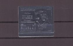 1970 Sharjah Hava Postası - Wolfgang Amadeus Mozart Mnh Lüks Pul - YL446