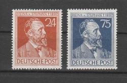 1947 Almanya (Ortak Müttefikler İstila Bölgesi) Heinrich von Stephan TAM SERİ MNH