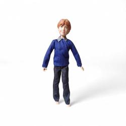 vintage orijinal ''Harry Potter karakteri Ron Waasley''figür bebek & 26 cm