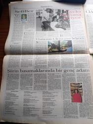 Pazar Postası Gazetesi - Turkish Newspaper - 10 Şubat 1996 - Sayı 112 - siyasette zor günler yazan Cengiz Kuşçuoğlu - Arkaik toplum ilkeleri ile modern toplum arayışı yazan Canan Barlas - biraz sosyoloji yazan Murat Belge - Adalet kimin işi yazan Mehmet Ali Kılıçbay - enflasyon tehdidi yazan Aydın Ayaydın - Refah Partisi ve iktidar sorunu yazan Taha Akyol - şiddet dalkavukluğu ya da terörizm haberciliği yazan Doğu Ergil - Avrupa'da Top 10 Albüm - İpana'dan süt dişlerine özel macun ve fırça - m- Cimri Brad Pitt - - Ali Bulaç ve BBP - Refah Partisinin iftarı - İtalya'da bizim gibi yazan Sami Kohen - İran'a kadın cumhurbaşkanı - Irak'ta soğuk soykırım yazan Dinçer Güner - Sefiller yazan Ahmet Mithat - şiirin basamaklarında bir genç adam Ayhan Bozkurt yazan Ahmet Ümit - Uluslararası 4. Boyut çevre belgeseli - CIA raporu ve halkın tüketim kalıbı - 1995 Venedik Film festivali altın Aslan ödülünü alan Cyclo vizyona giriyor -  Citibank Genel Müdürü Sherazam Mazari ile söyleşi fotoğraf